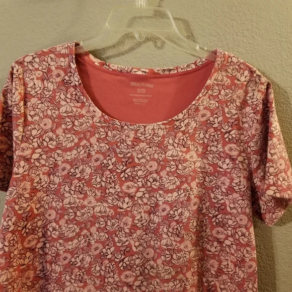 Womens Short Sleeve Tops Size XL Lot of 2 Croft & Barrow/White Stag Red and Pink - Picture 9 of 11
